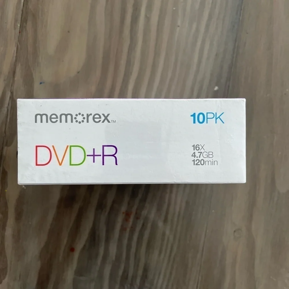 Memorex 10 pack DVD +R 4.7GB 120 min NIB
